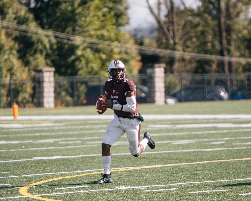 Coach Tae college quarterback